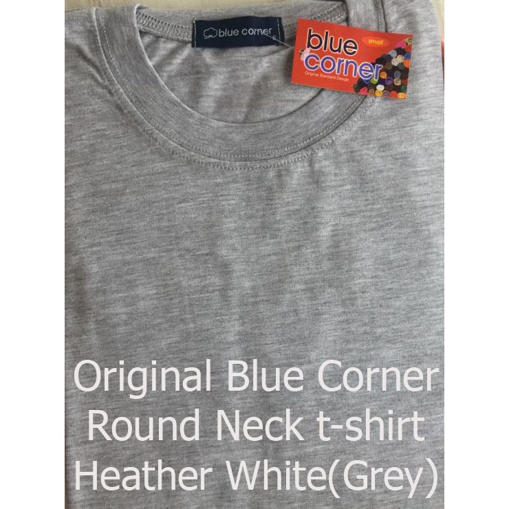 blue corner white t shirt