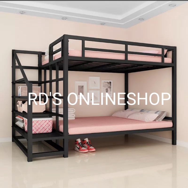 Double deck bed store frame