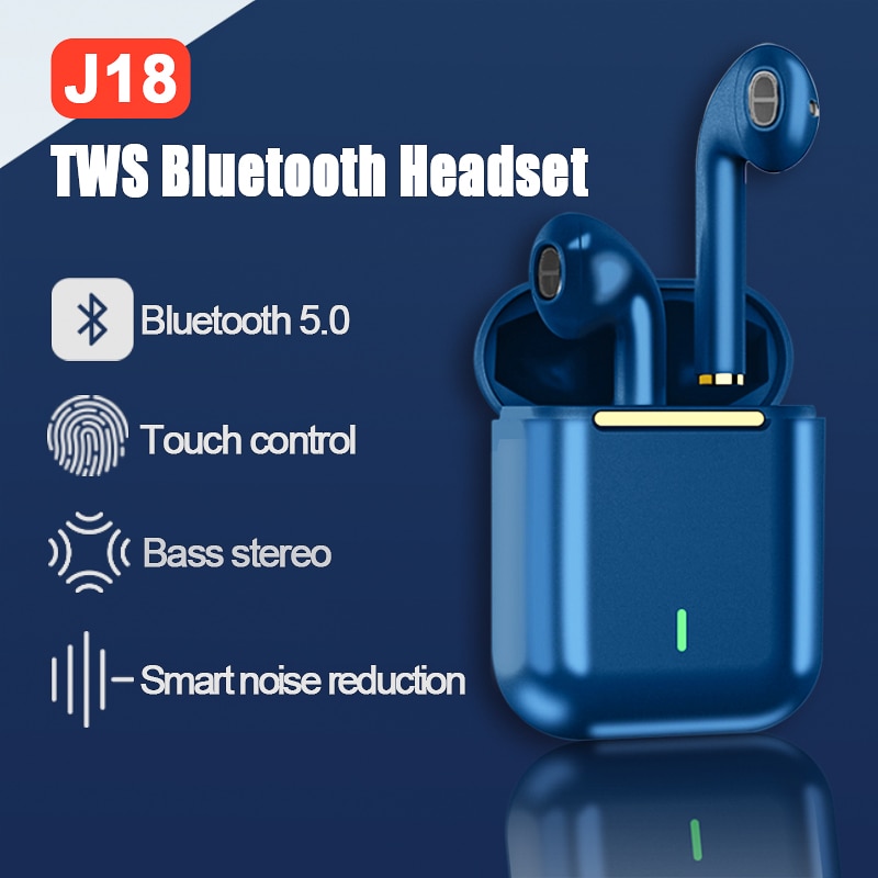 J18 TWS Wireless Bluetooth Earphone Power Display Stereo HIFI