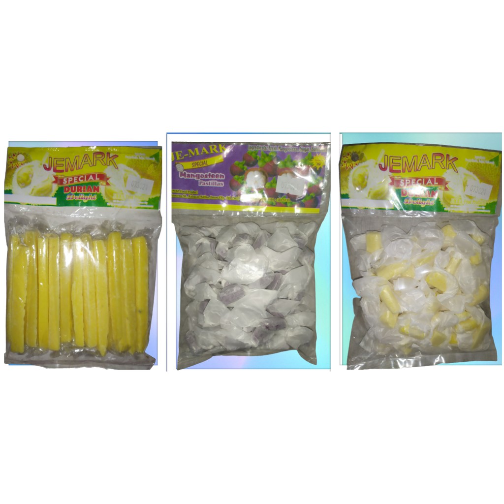 Jemark Special Durian Candy Delight and Mangosteen Pastillas