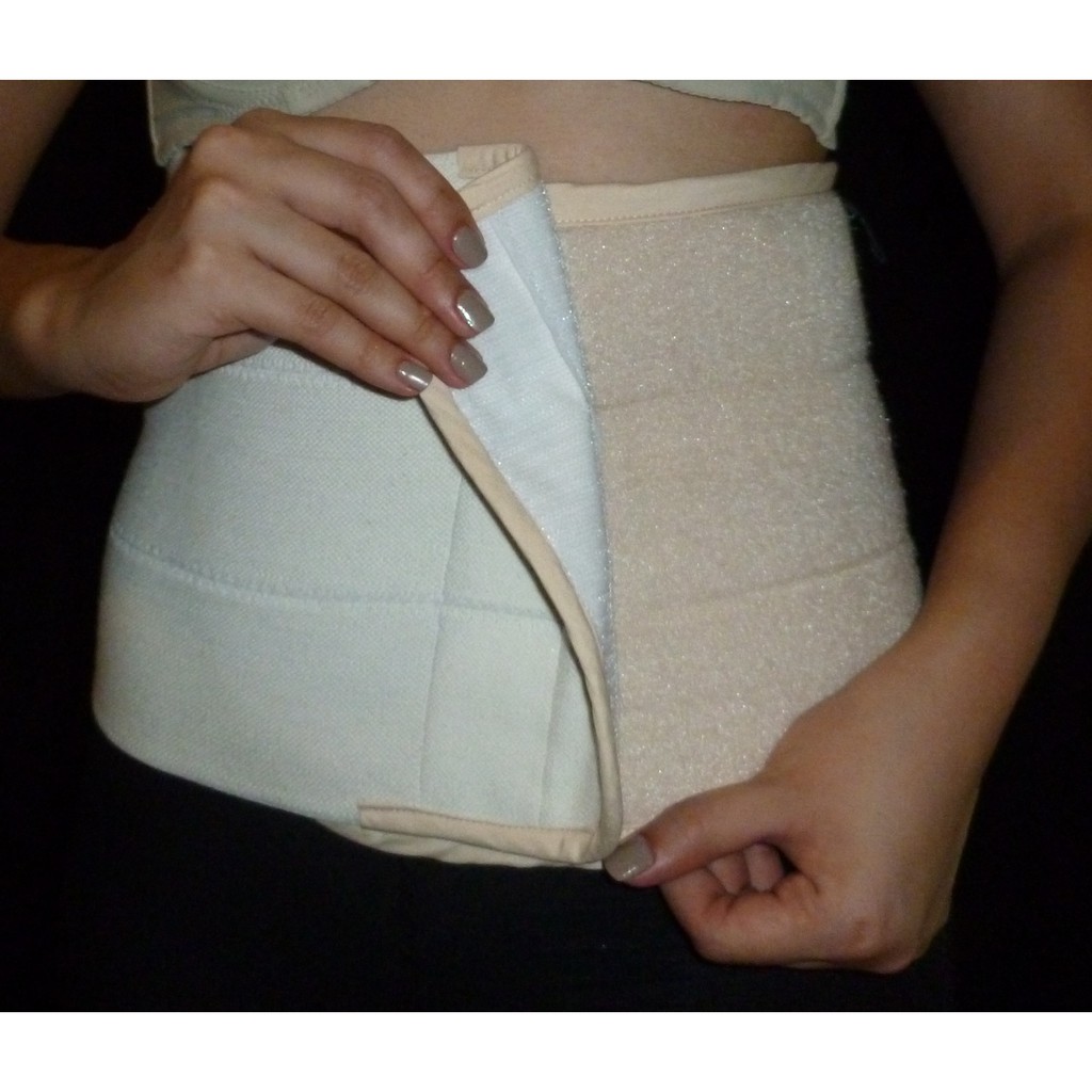 compression garment binder girdle waist trimmer tummy tuck support