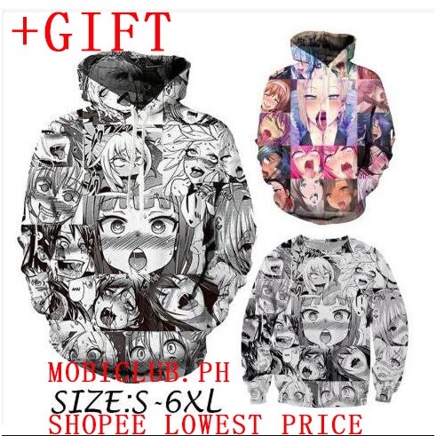 Ahegao hoodies clearance sweatshirt