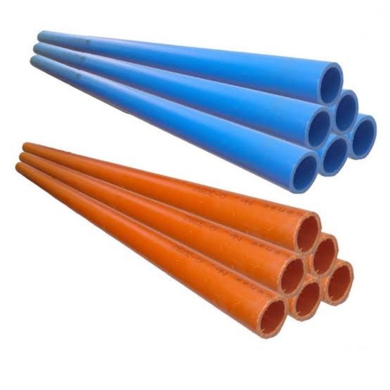 PVC PIPES ORANGE / BLUE 1/2, 3/4, 1 (PER METER ONLY)