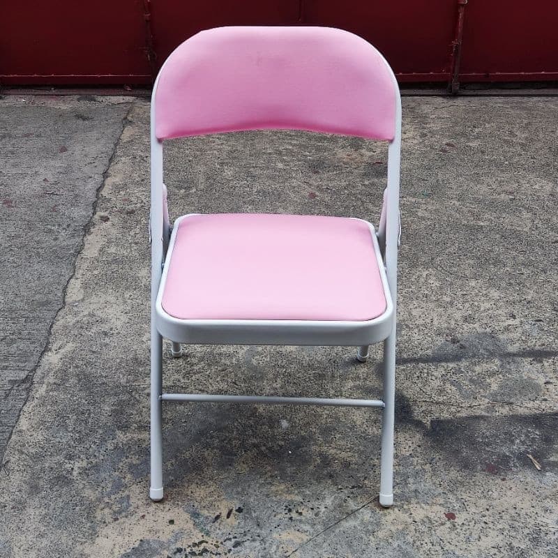 Blush pink best sale folding chair