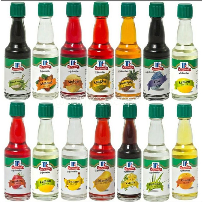 MCCORMICK FOOD COLORS 20ml - RED / YELLOW / VIOLET / BLUE / GREEN