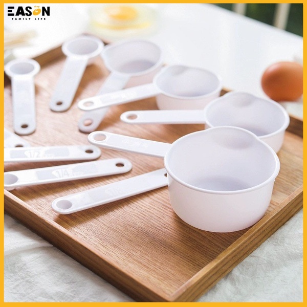 EasonShop COD 11PCS Plastic Measuring Cup and Measuring Spoon Set Kitchen  Tools