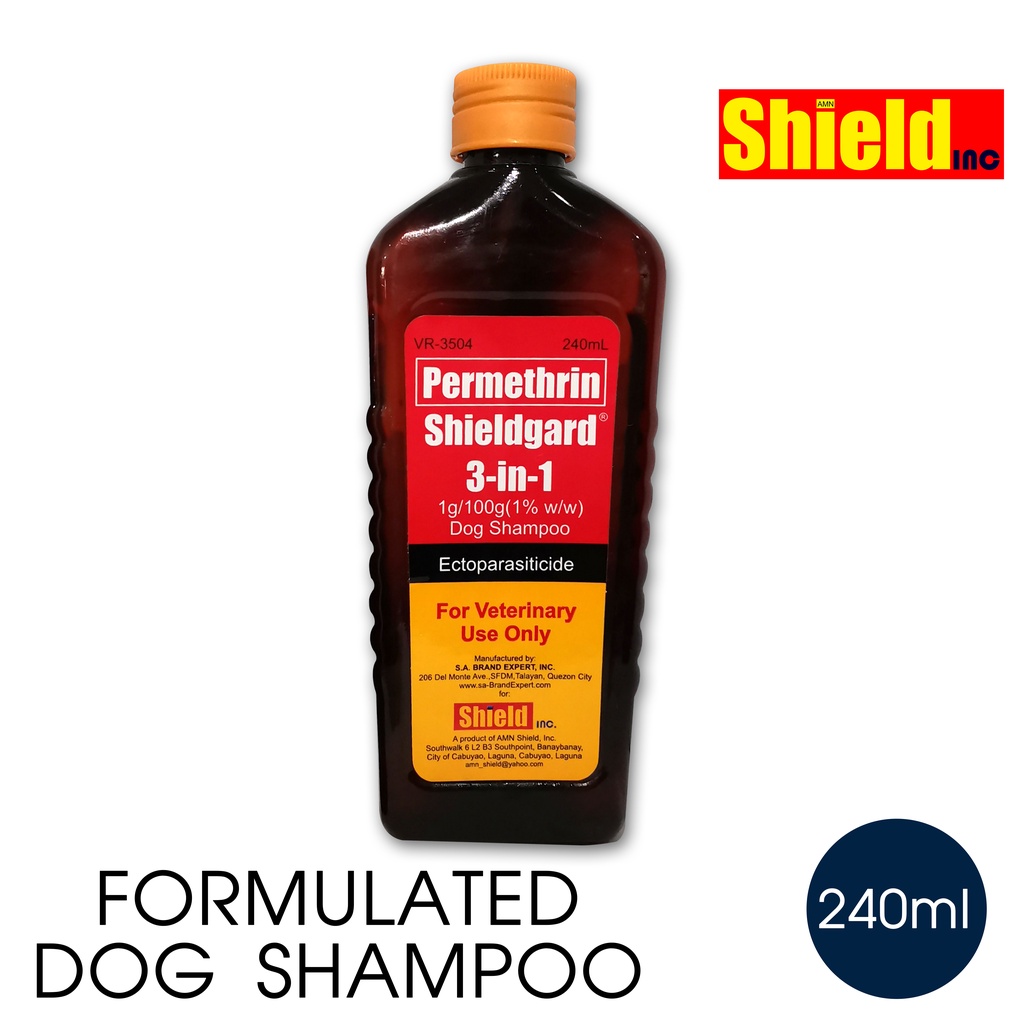 Dog shampoo 2025 with permethrin