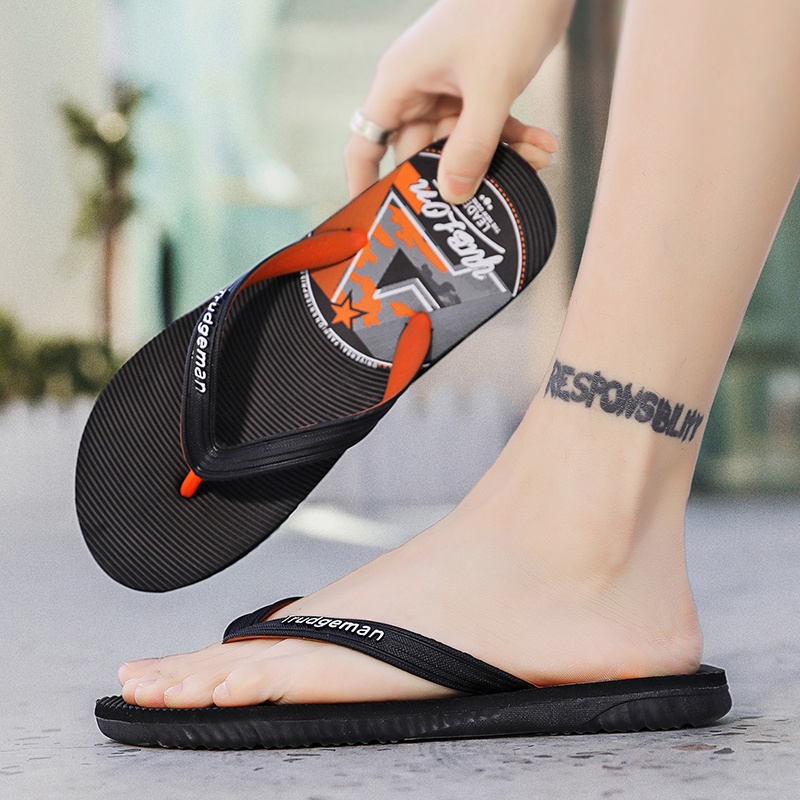 Trendy flip flops mens sale