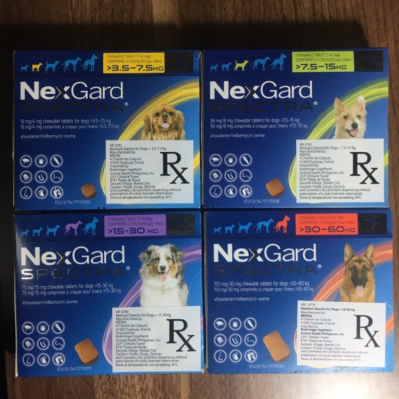 RETAIL] NexGard SPECTRA Chewable Tablet for Dogs Pet