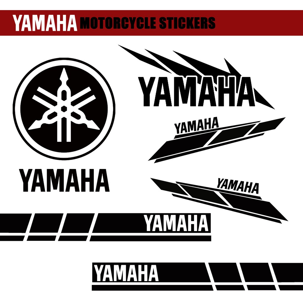 YAMAHA MOTORCYCLE STICKER (1 pc)