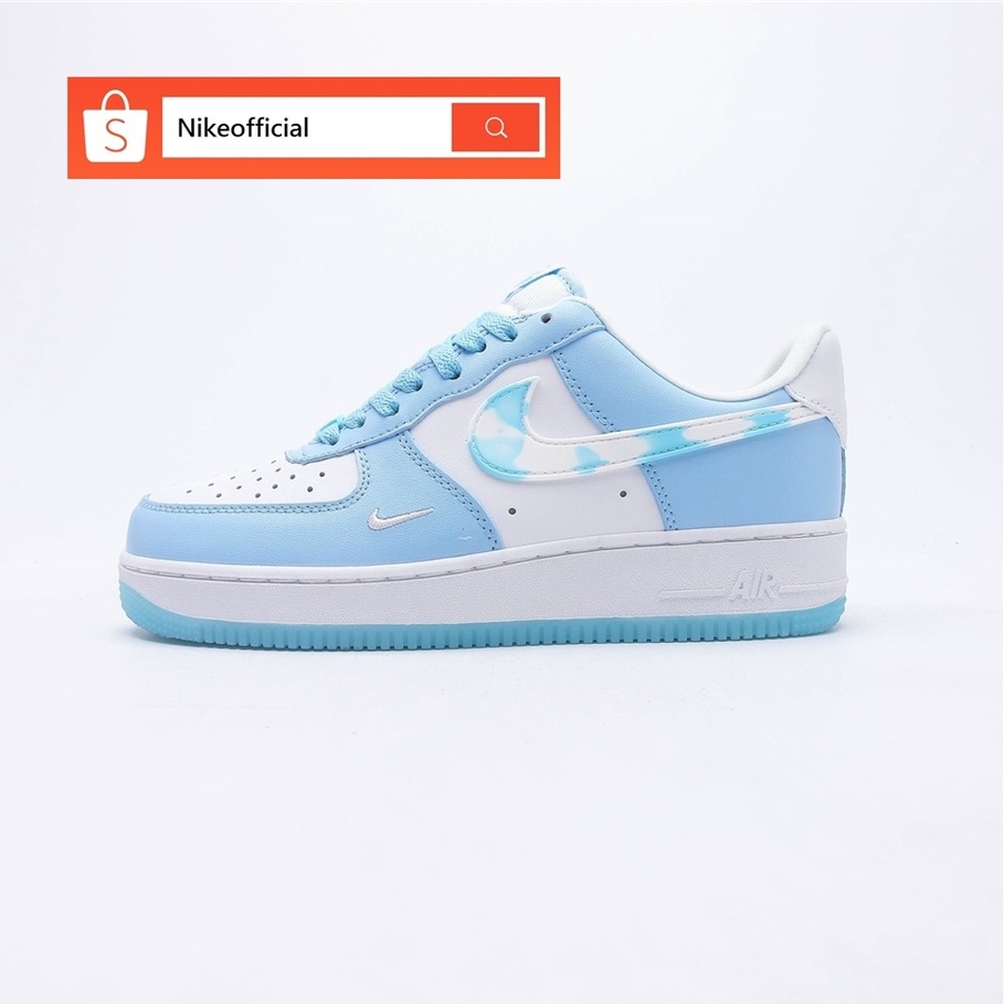 Nike air force 1 powder sale blue