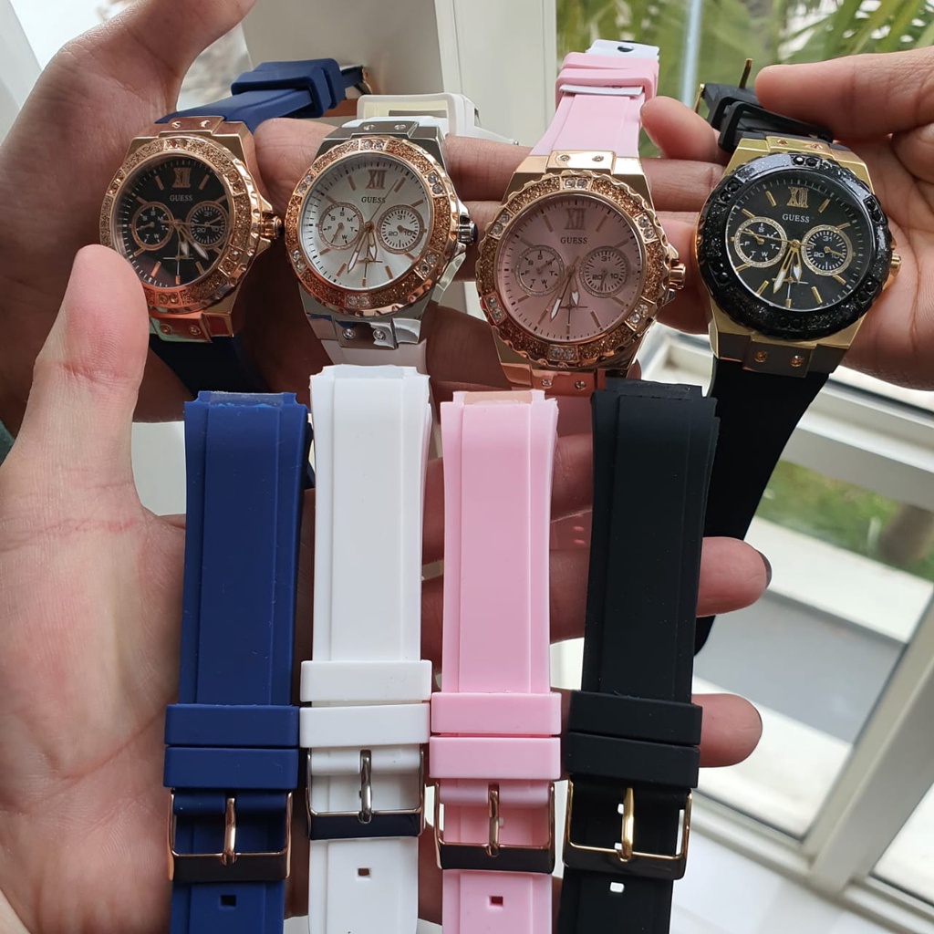 Guess watch rubber strap new arrivals