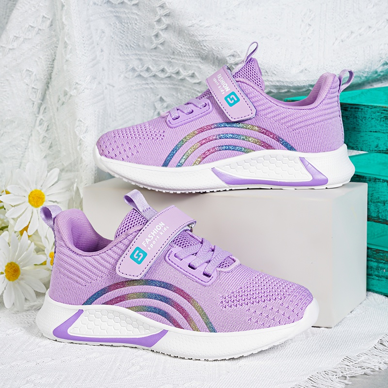 Girls purple clearance tennis shoes