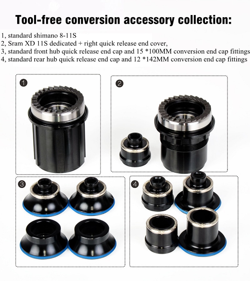 Koozer FreeHub Hub Caps XM490 XM470 XM460 MTB Bicycle Hub Converters Mountain Bike Hubs End Cap Adapter QR THRU Cap Adaptor XD Shopee Philippines