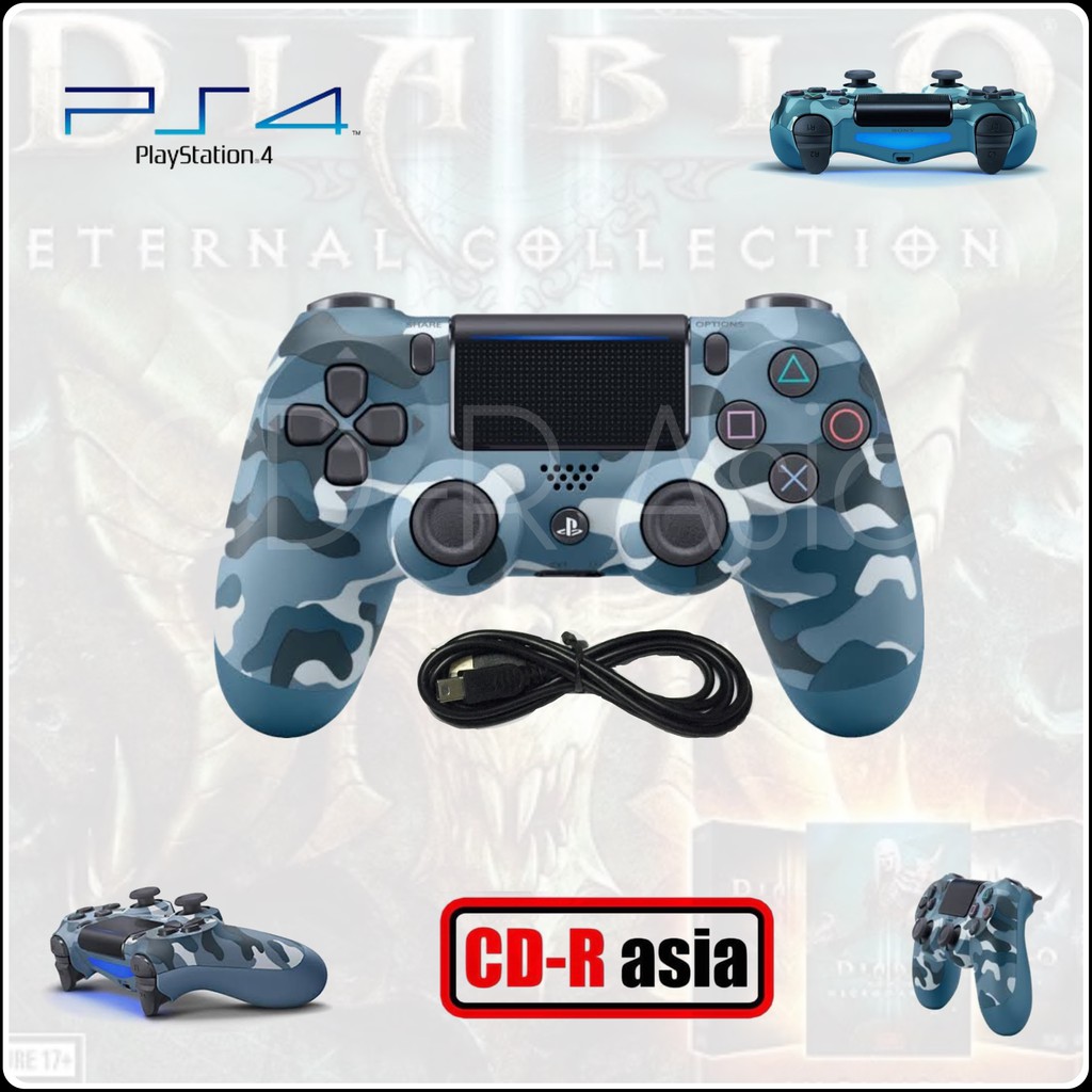 Camouflage blue online ps4 controller