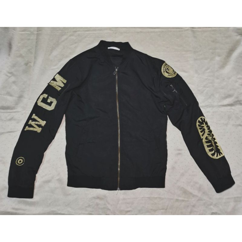 Gold bape windbreaker sale