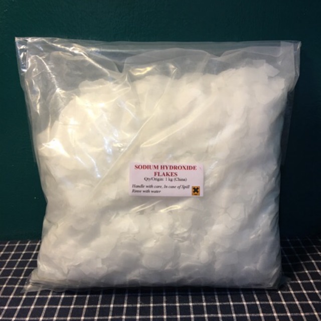 caustic soda (lye), Sodium Hydroxide, potassium Hydroxide, 1kilo for DIY soap  making