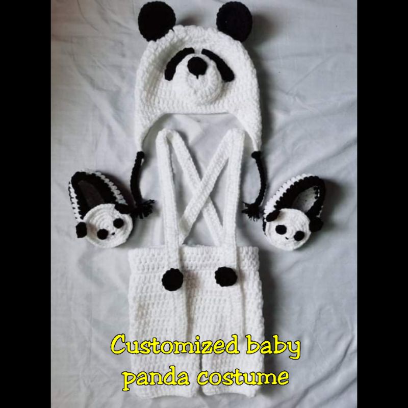 Baby 2024 panda outfit