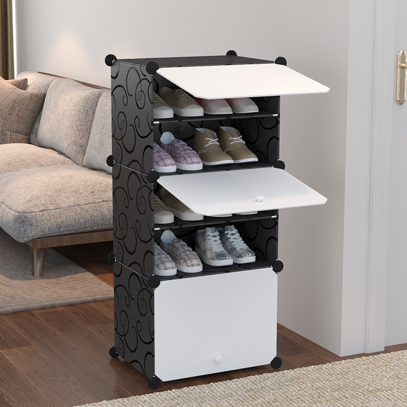 Transparent on sale shoe cabinet