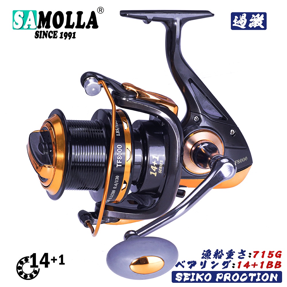 Pesca Fishing Spinning Reel Distant Wheel Max Drag 20kg