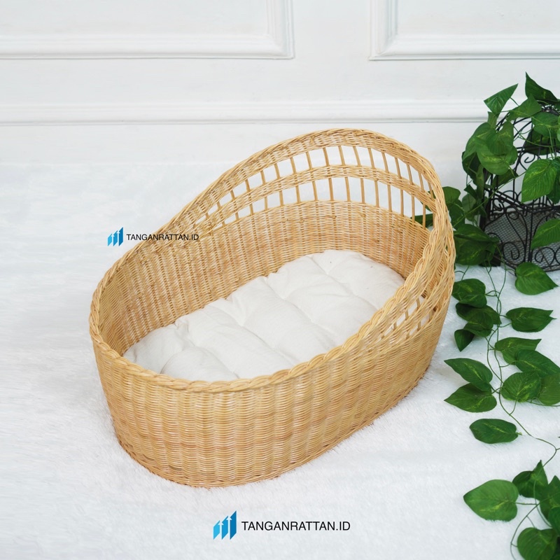 Baby sales rattan basket