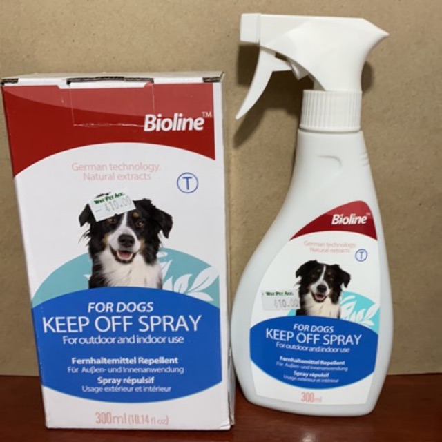 Bioline keep off 2025 spray for dogs