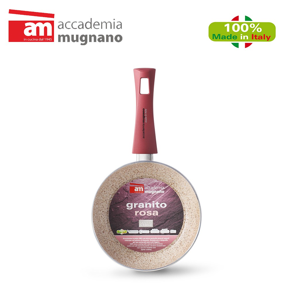 Accademia Mugnano Granito Rosa Non-Stick Frying Pans - Available in several  sizes