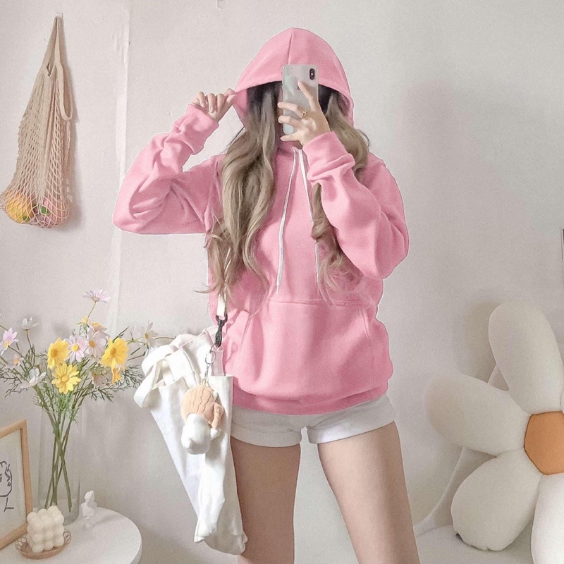 Aesthetic Hoodie Jacket - Fashionable Hoody - Unisex Plain Hoodies Pullover  | Shopee Philippines