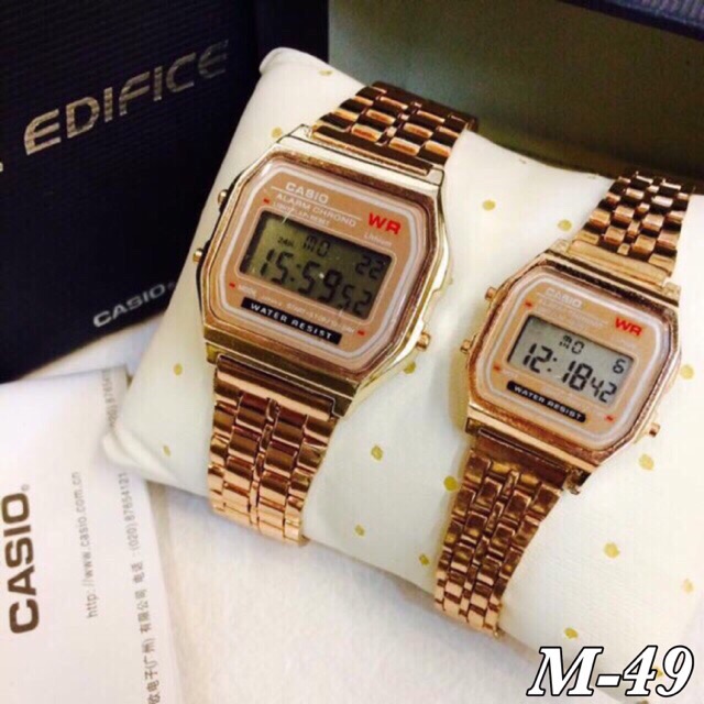 Casio vintage outlet couple watch