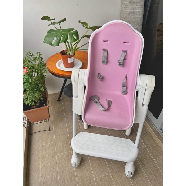 Oribel high best sale chair pink