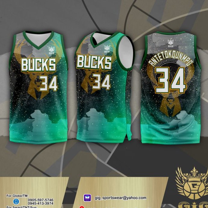 Milwaukee bucks best sale sublimation jersey