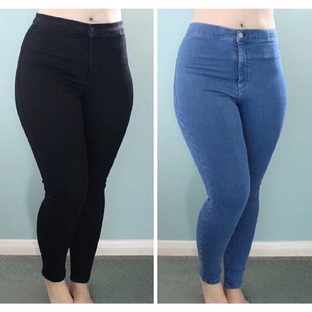 Plus Size High Waist Pants Skinny Jeans For Women(30-42) #804