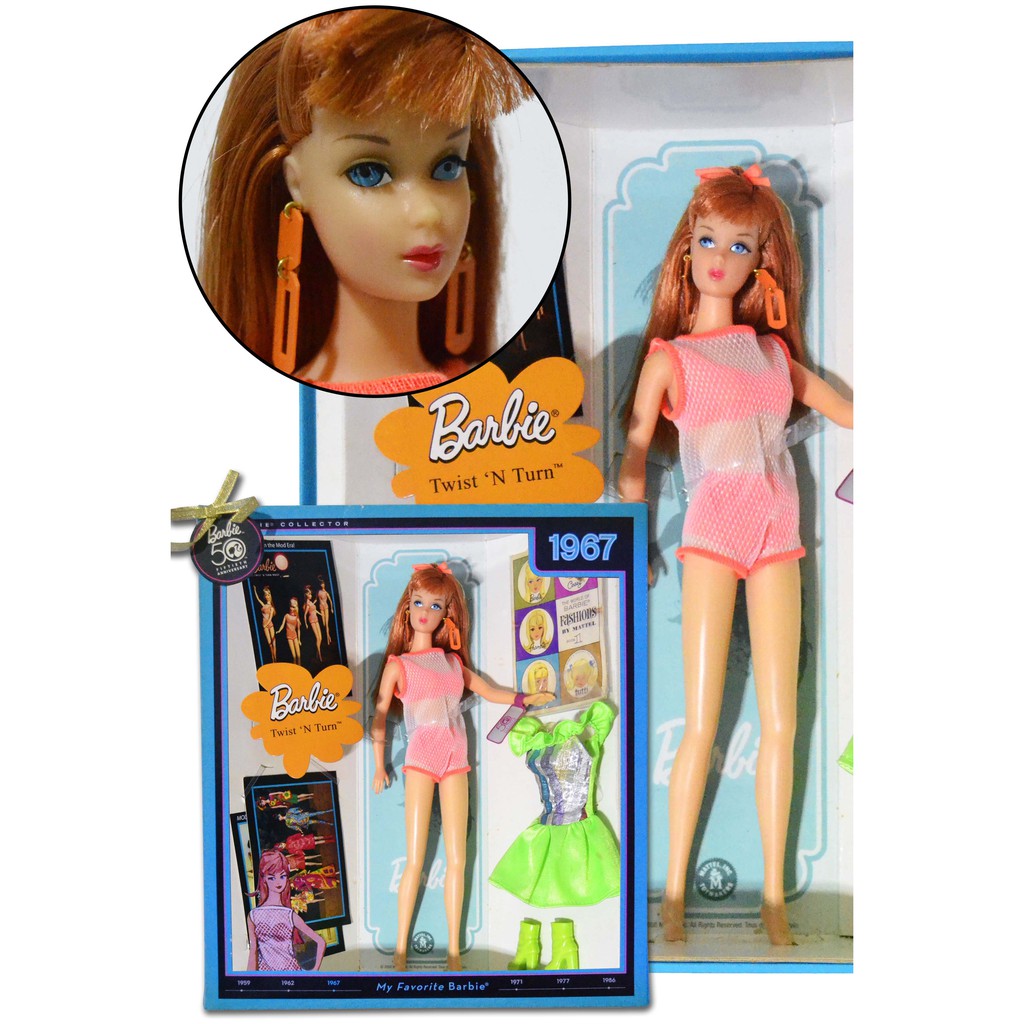 Barbie My Favorite Time Capsule 1967 Twist N' Turn | Shopee