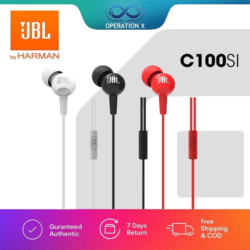 Jbl c100si earphones discount review