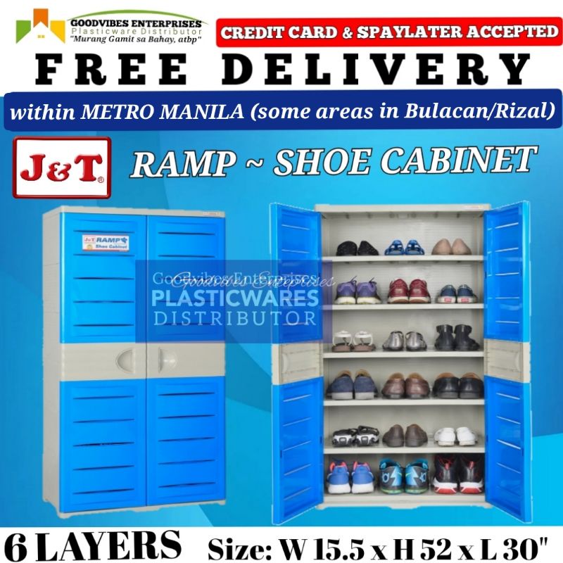 J&t ramp best sale shoe cabinet