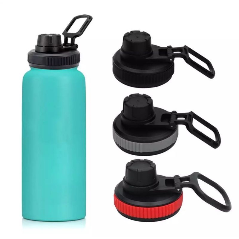 32 Oz Wide Mouth Water Bottle With Straw Lid