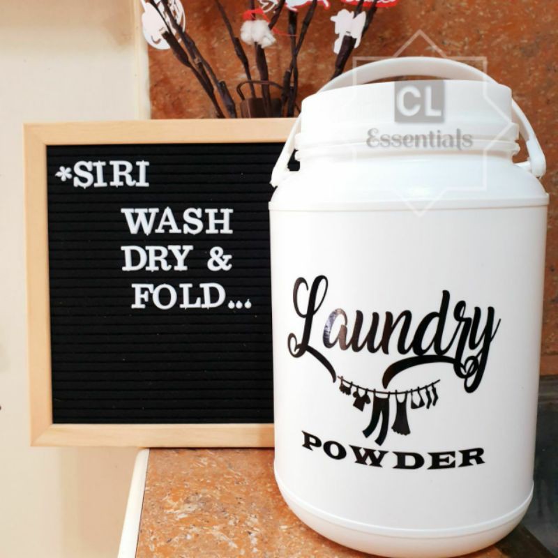 Laundry soap clearance container