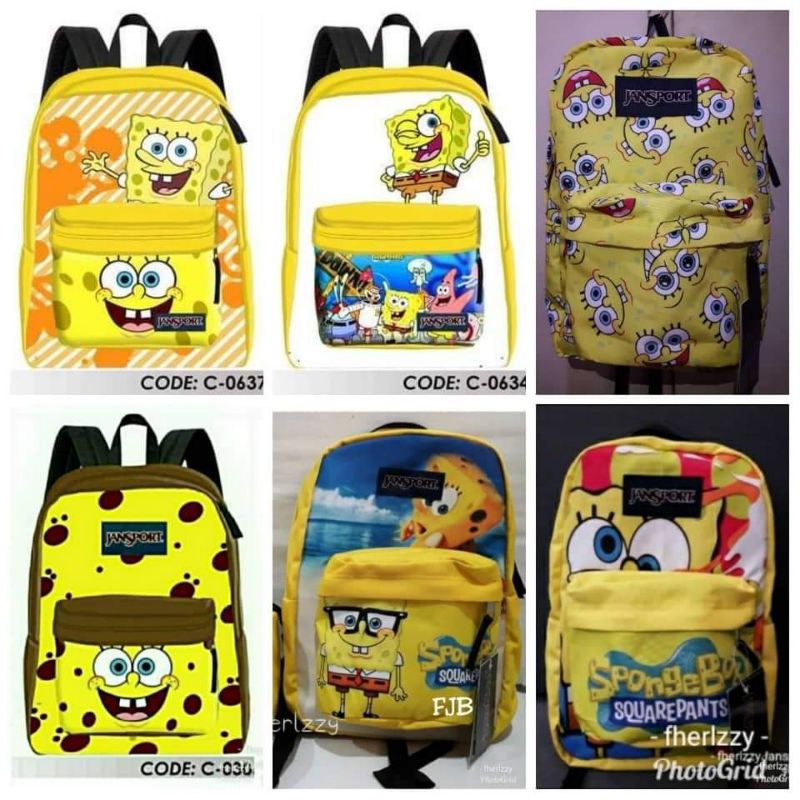 Jansport bag store cartoon character