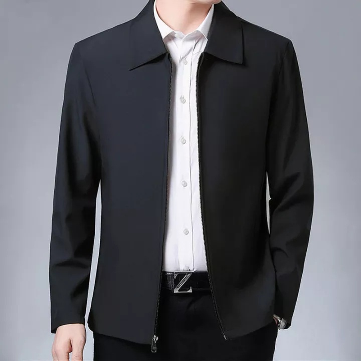 Ready Stock Men s Good Quality Business Jacket Fashion Casual Jackets Shopee Philippines