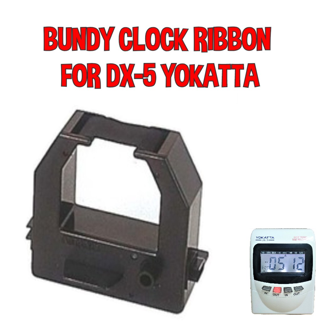 DX-5 Ribbon Ink Cartridge DX-5 bundy clock time recorder Ribbon Bundy Clock  Accessories Ribbon