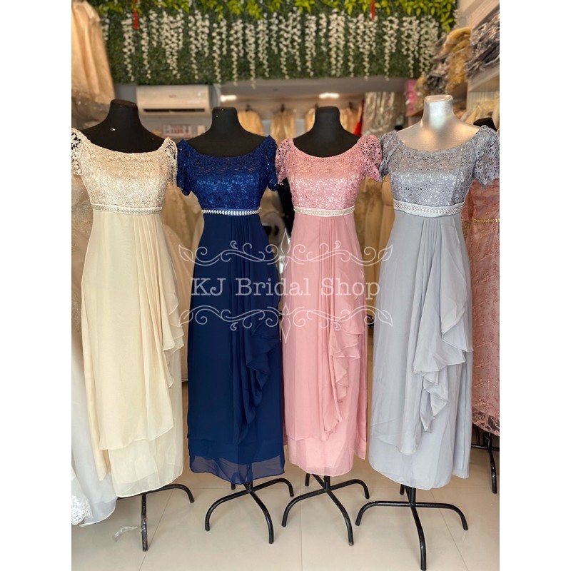 Simple dress outlet for ninang wedding