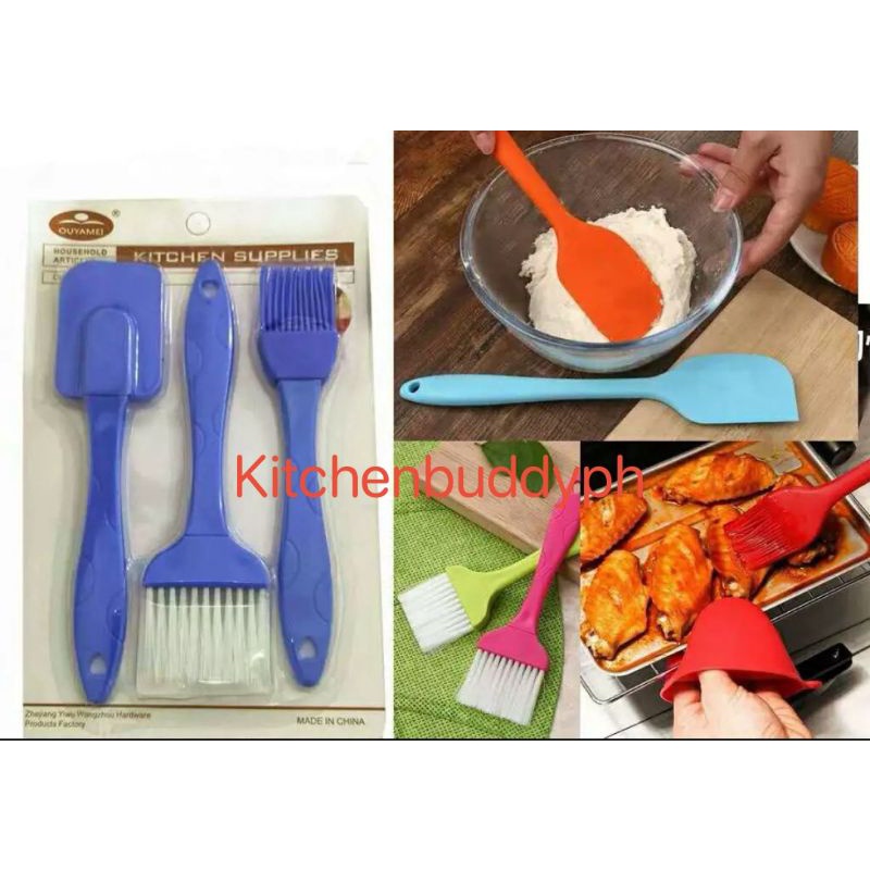 1pc Random Color 24cm Silicone Scraper Baking Cream Mixing Spatula Cooking  Utensil For Bread & Cake