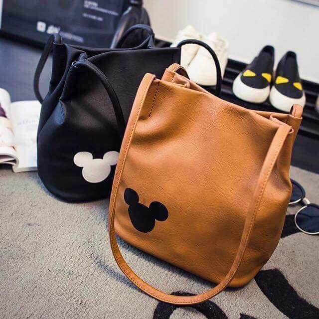 Mickey mouse sales leather bag