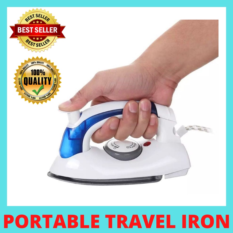 Hetian Portable Travel Mini Steam Electric Flat Iron Fast Heated Travel Electric Iron