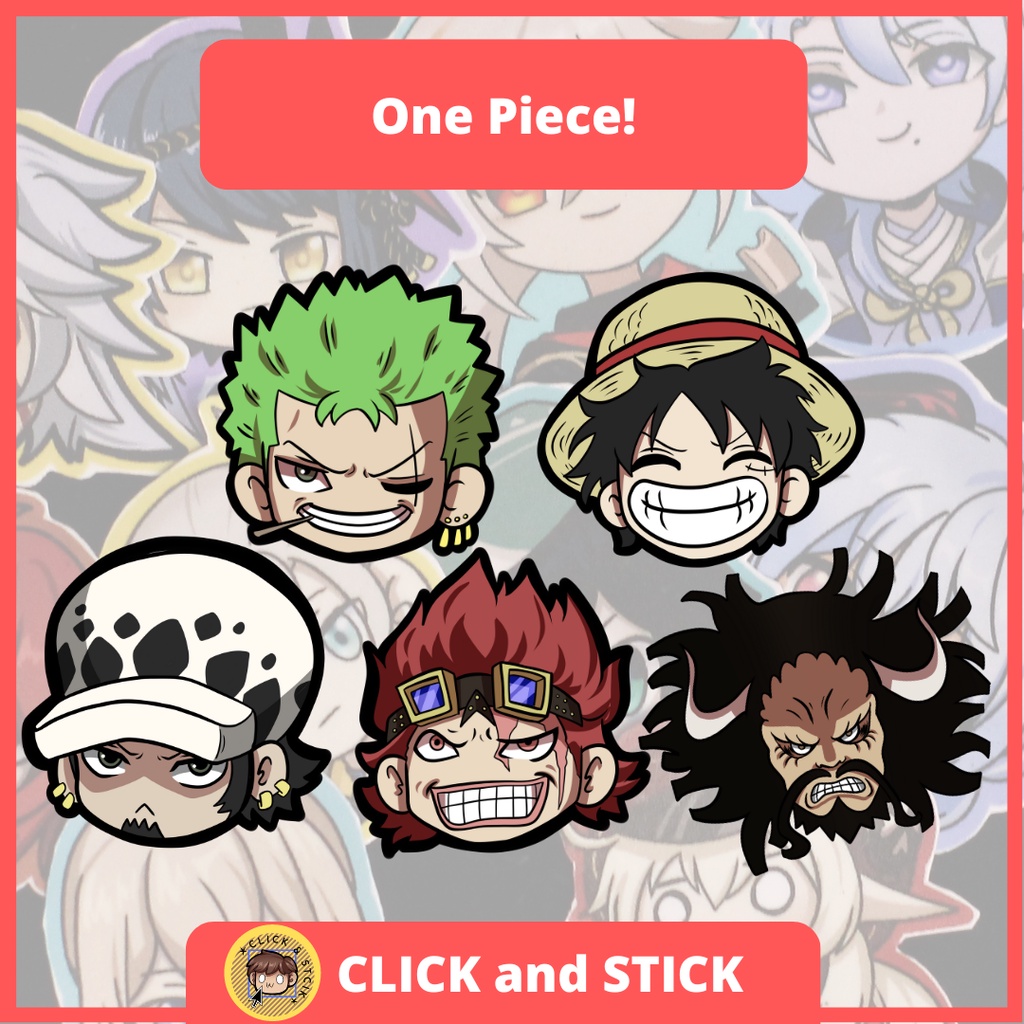 One Piece Straw Hat Crew Wano Arc Sticker for Sale by Kick Zone