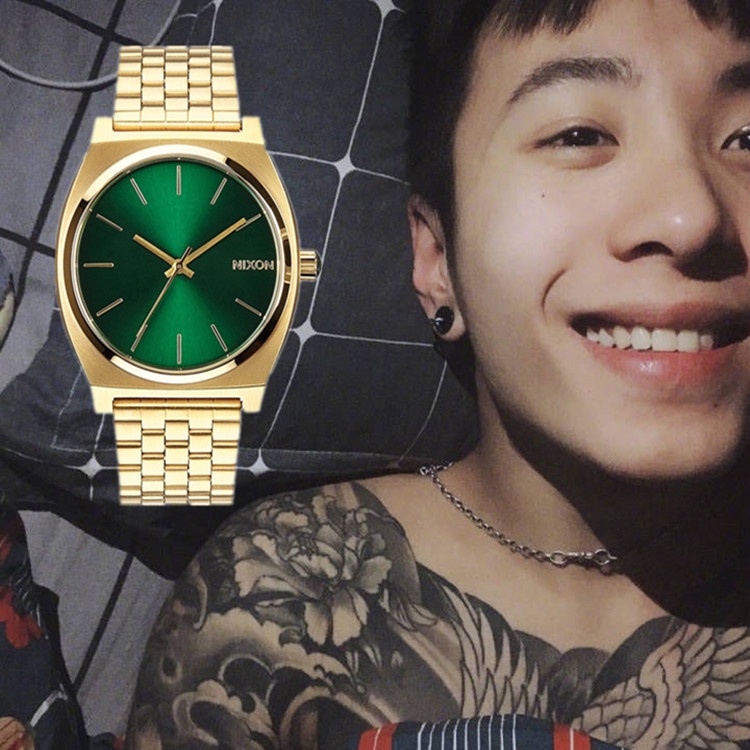 Nixon gold outlet green