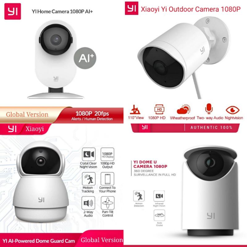 Yi 1080p home hot sale camera family pack