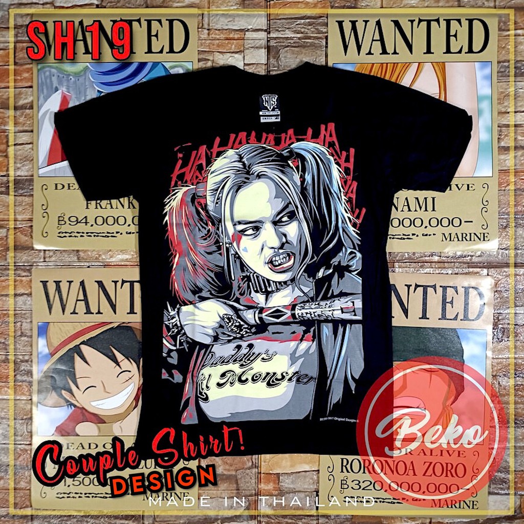 Harley quinn t shirt print clearance out