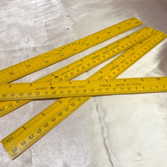 Wooden Ruler 12 inches