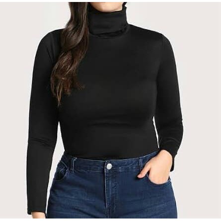 PLUS SIZE LONG SLEEVE TURTLENECK Shopee Philippines